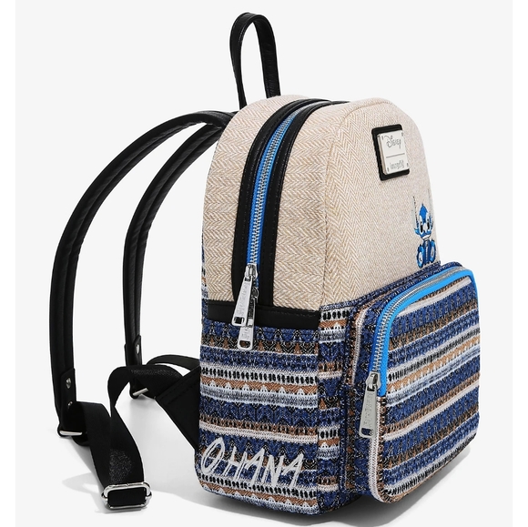 Loungefly Disney Lilo & Stitch Woven Mini Backpack - Picture 2 of 9